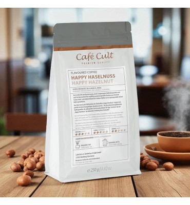 Café en grains aromatisé à...