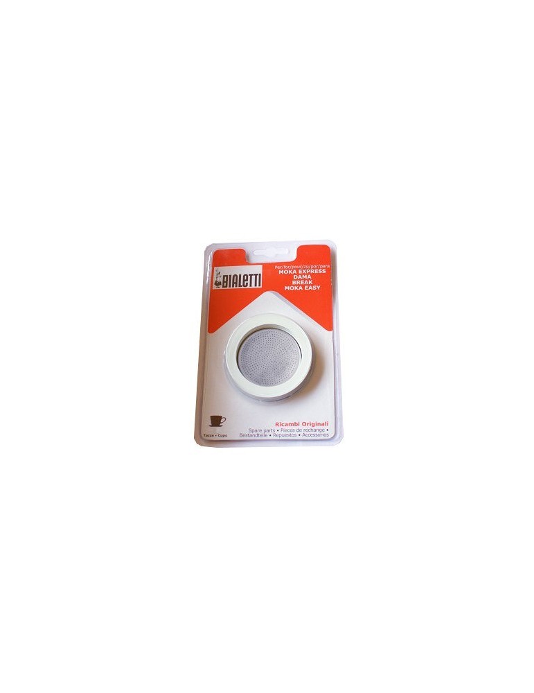 Lot de 3 joints caoutchouc + 1 filtre inox 1 tasse
