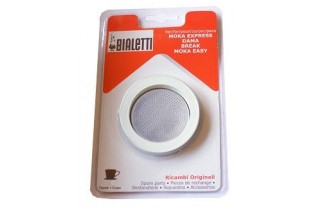 Lot de 3 joints caoutchouc + 1 filtre inox 1 tasse