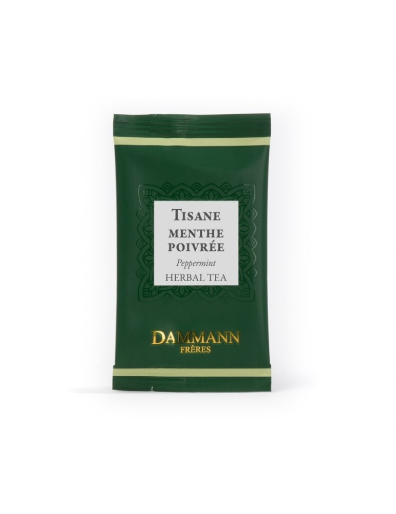 Tisane Menthe Poivrée, 24 sachets cristal suremballés Dammann