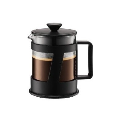 Cafetière à piston Crema 0.5 L noire (4-5 Tasses)