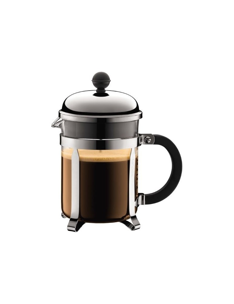 Cafetière à piston Chambord 0.5 L noire (4 Tasses)
