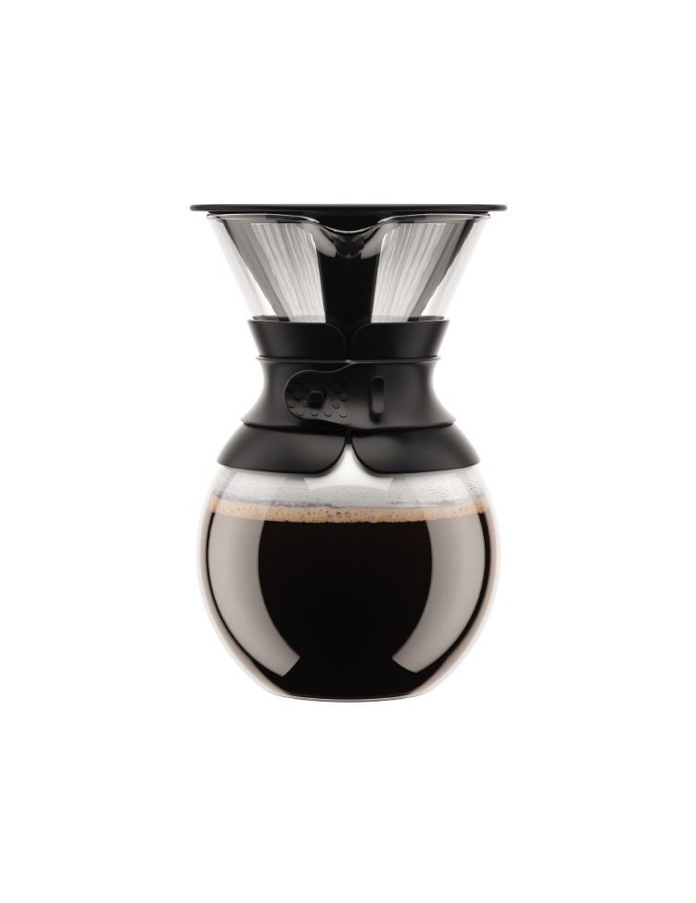 Pou Over, cafetière filtre permanent maille inox 1 litre