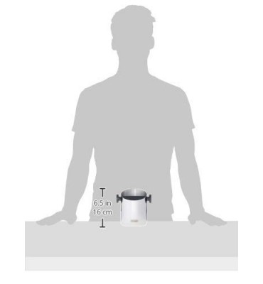 Bac marc de café inox (Knock Box)