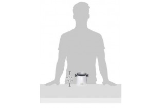 Bac marc de café inox (Knock Box)