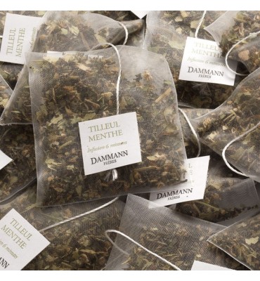 Tisane Tilleul Menthe, 25 sachets cristal Dammann