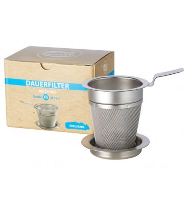Passe thé inox 5 cm avec coupelle