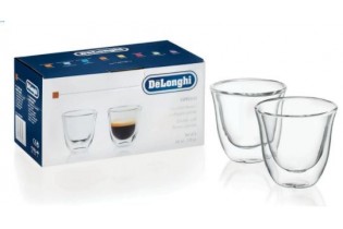 Lot de 2 tasses en verre pour expresso