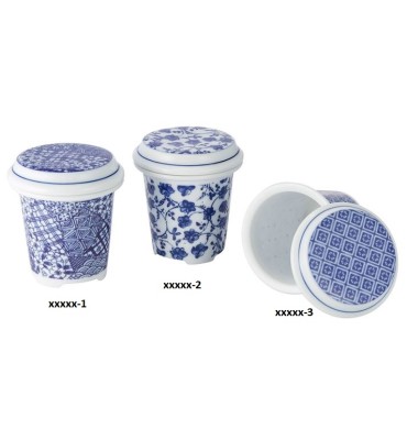Filtre à thé en porcelaine...