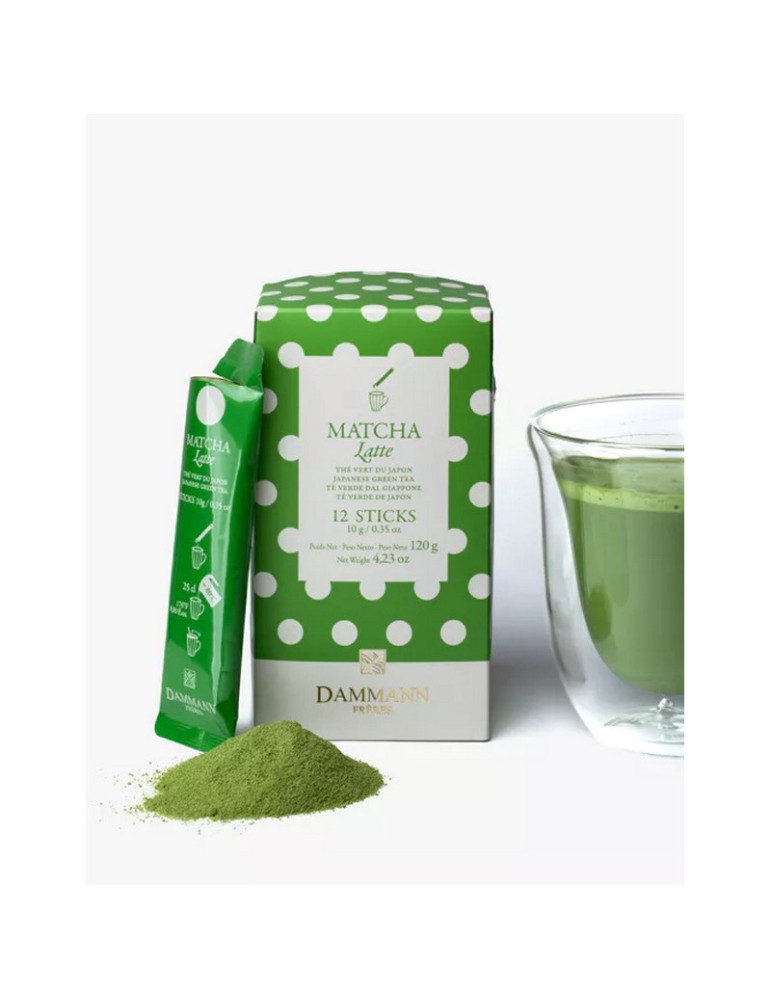 Etui de 12 sticks de Matcha Latté