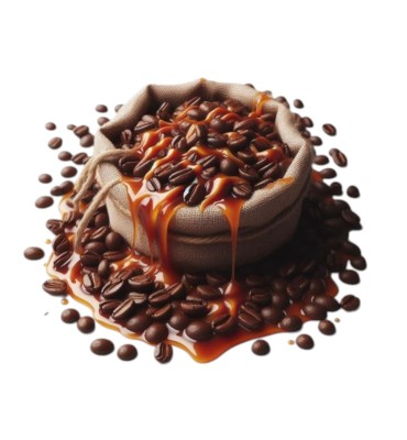 Café en grains aromatisé au...