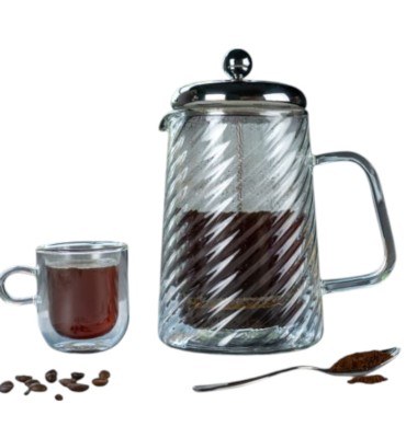 Cafetière Piston en verre...