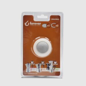 Joint pour cafetière italienne Forever Aluminium 1 tasse (2 joints + 1 filtre inox) (Copie)