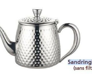 Théière en inox sans filtre Sandringham 1 litre (Copie)