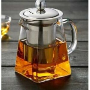 THEIERE CARRE EN VERRE 750 ML