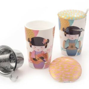 Tisanière New Geisha porcelaine double paroi 35cl avec filtre (Copie)