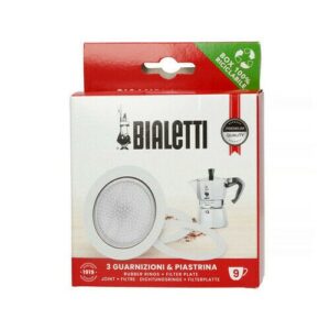 3 joints + 1 filtre pour cafetière Bialetti Aluminium 9 tasses (Copie)