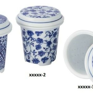 Filtre à thé en porcelaine "Karakusa" (Copie)