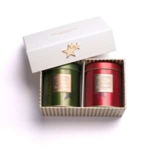 Coffret Joyeux Noël Dammann Frères avec deux boîtes de thé