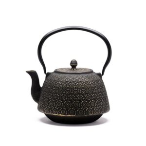 THÉIÈRE FONTE DE CHINE - HUASHU 1,3 L - NOIRE/OR (Copie)