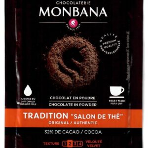 Chocolat en poudre Tradition de Monbana - sachet de 20 gr (Copie)