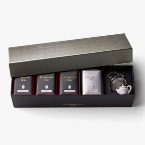 Coffret - Jardin de Thé - 4 boites Métal + 1 infuseur