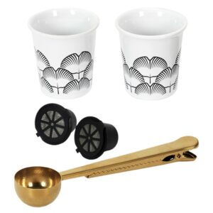 Coffret 2 tasses + 2 capsules compatible Nespresso® (Copie)