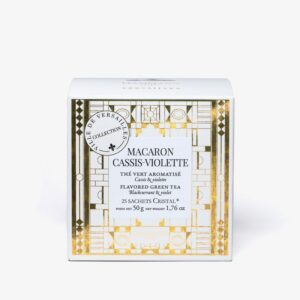 Thé vert - Macaron, cassis et violette - Boite de 25 sachets (Copie)