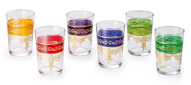 Lot de 6 verres à thé "DINA" 12cl (Copie)
