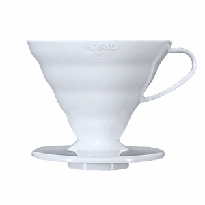 Dripper V60 en plastique blanc 4 tasses (Copie)