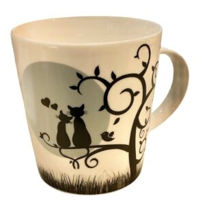 Mug 40cl en Porcelaine de Chine "Chat au clair de lune" (Copie)