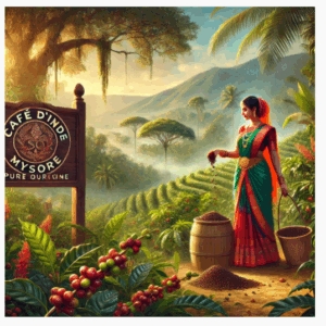 Arabica Lavé d'INDE Plantations A - Mysore (Copie)