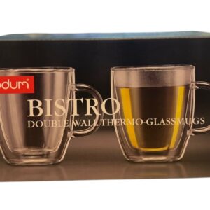 Lot de 2 Mug en Verre Double Paroi 30 cl Bodum (Copie)