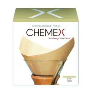 Boîte de 100 filtres naturels pour Chemex 6 à 10 tasses (Copie)