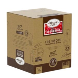 Sirop de Grenadine Bio Équitable Meneau BIB de 3 litres (Copie)