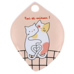 Repose sachets de thé - CHATS CALINOU - Derrière la Porte (Copie)