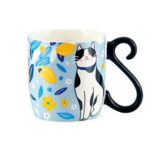 Mug HOUBA - CHAT CITRONS - Derrière la porte (Copie)