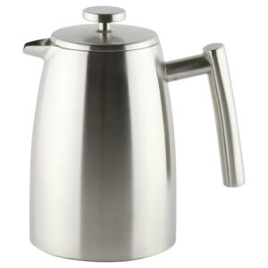 CAFETIERE PISTON  INOX DOUBLE PAROI " BELMONT " 6 TASSES