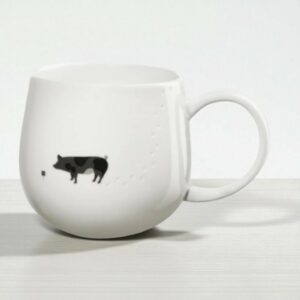 mug cochon empreintes
