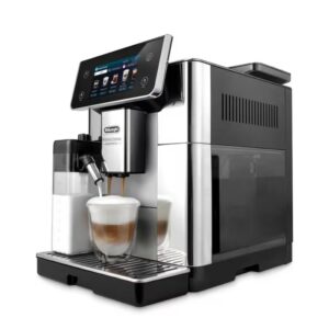 Expresso broyeur De’Longhi PrimaDonna Aromatic ECAM 630.55.SSM en finition métal argenté