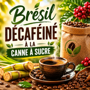 Café Bresil decafeine canne a sucre