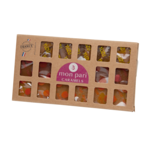 Assortiment de caramels Abricot Framboise et Yuzu Mon Pari Gourmand