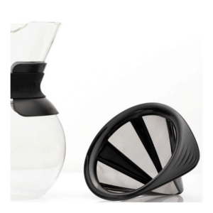 cafetière filtre bodum pour over en verre 8 tasses 1 l