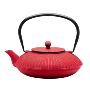 Théière Dammann Frères Fushe en fonte rouge avec filtre 1,1 L