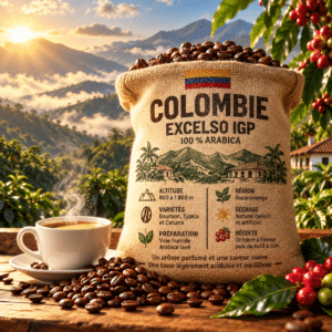 Café Colombie Excelso IGP 100 % Arabica Royal Moka