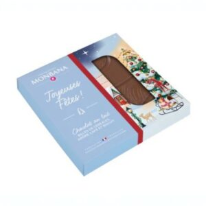 Tablette chocolat lait noel