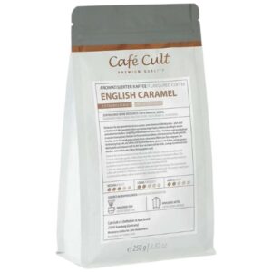 cafe aromatise caramel en grains