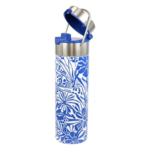 Gourde isotherme Eigenart Leeza Côte d'Azur 500 ml en acier inoxydable avec filtre inox amovible et bouchon sport étanche