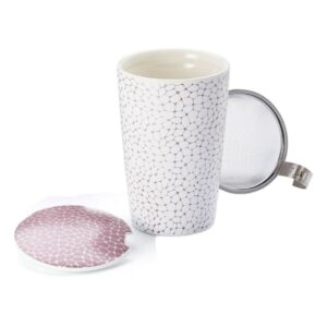 Tisanière Teaeve Stones Lilac 35 cl avec couvercle et filtre inox ChaCult®