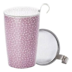 Tisanière Teaeve Stones Lilac 35 cl avec couvercle et filtre inox ChaCult®